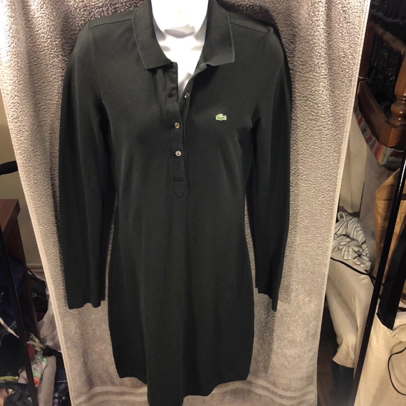 Lacoste Long Sleeve Polo Dress 